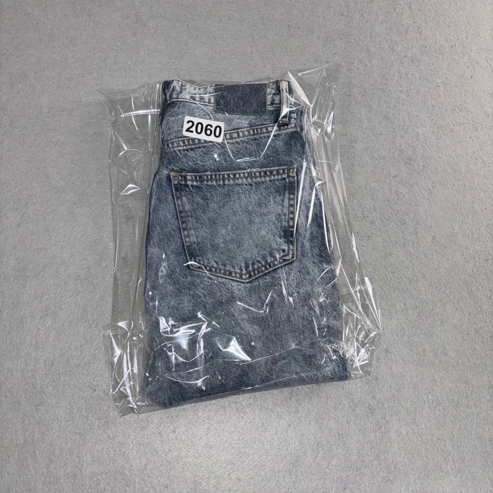 We The Free Jeans Womens 27 Blue Acid Wash High Rise Straight Distressed Denim - Picture 13 of 13